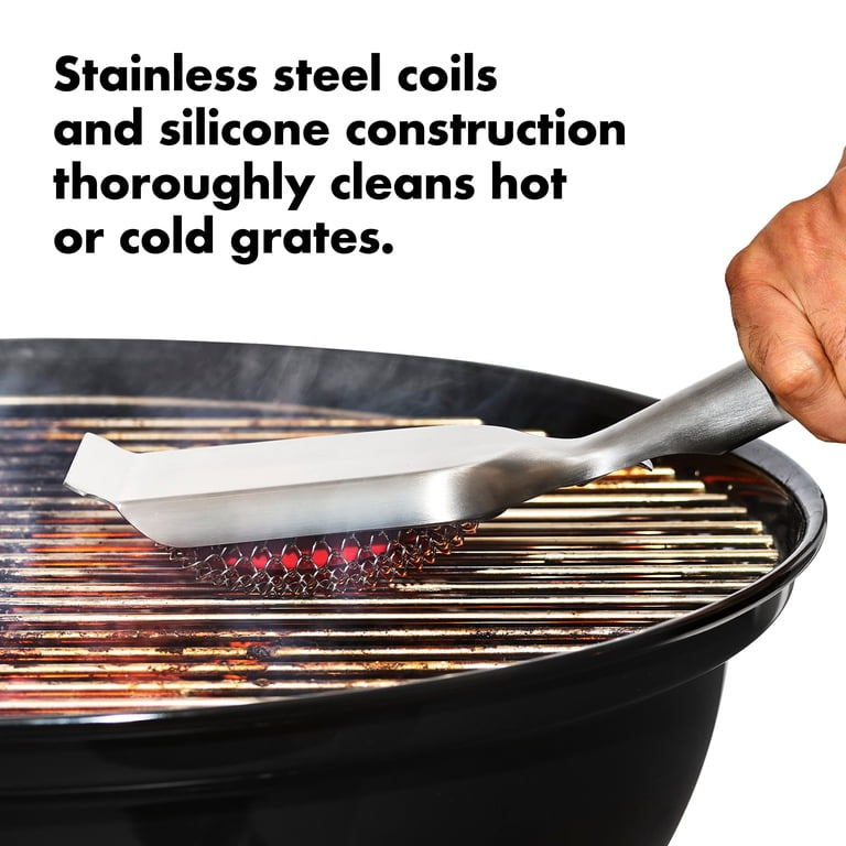 OXO Grilling Stainless Steel Bristle-Free Grill Brush Head photo 5