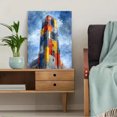thumbnail image 5 of Colorful Abstract Tower Canvas Print, Modern Wall Decor for Living Room Bedroom Office Dining Room Hallway Cafe, 5 of 8