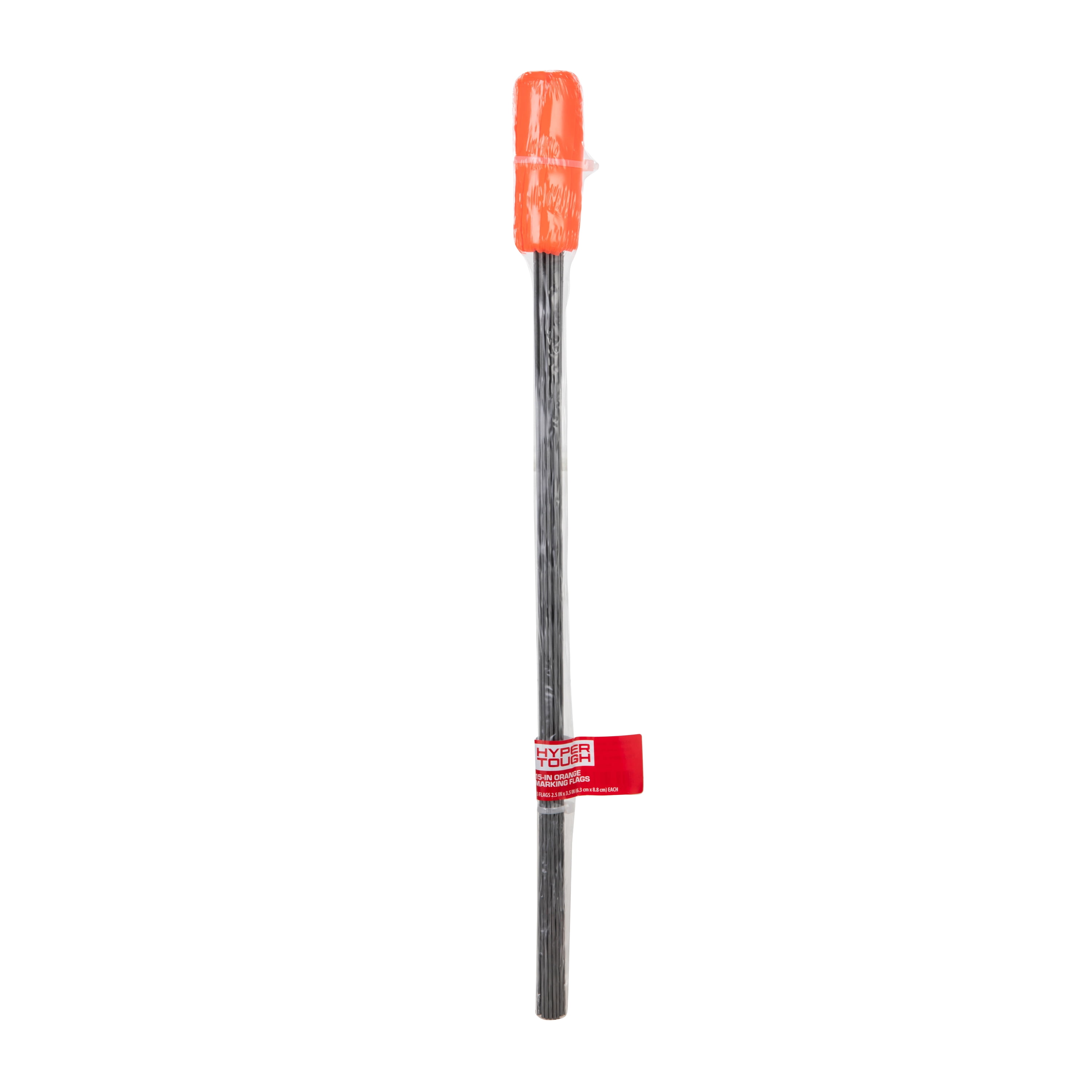 Hyper Tough Safety Marking Flags, Orange, 25 Count