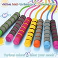 thumbnail image 2 of Jump Rope For Kids,Jump Rope Kids,Adjustable Soft Skipping Rope,Toddler Jump Rope With Skin-Friendly Foam Handles For Kids, Boys,Girls,Women, Men,Exercise Activity,Outdoor Fitness, 2 of 6