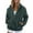293#Dark Green, variant on Women Sherpa Jacket Full Zip Fuzzy Teddy Coat with Pockets Fleece Lined Warm Winter Casual Outfits Complexion 2XL