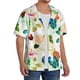 thumbnail image 2 of Fotbe Floral Vintage Camisa Estampada de Manga Corta para Hombre, Casual de Verano, Estilo Playero, Sin Arrugas-Small, 2 of 5