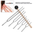 thumbnail image 3 of Fugacal Diapasón, Kit de diapasones, 128HZ + 256HZ + 512HZ + 1024HZ + 2048HZ Instrumento musical curativo Juego de diapasones para reparación de ADN Kit de ciencia Aromaterapia SPA Fugacal No se aplica, 3 of 6