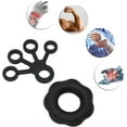 thumbnail image 3 of Finger Exerciser, Flexible Finger Stretcher, Silicone Hand Grip Strengthener Finger Stretcher for Weak Hands Elderly (black), 3 of 5