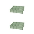 thumbnail image 1 of relayinert Organisation de Tiroirs avec Séparateurs de Tiroirs Réglables Combinaison Libre Diviseurs de Tiroirs DIY Diviseurs de Tiroirs Réglables Vert 5 Pièces/ensemble 2Set, 1 of 6