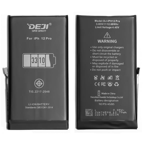 DEJI For iPhone 12 Pro Battery 3310mAh Replacement Battery With tools