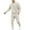 Khaki, variant on Sweatsuits 2 Piece for Men Casual Sports Long Sleeve Pullover Sweatshirt and Jogger Pant Sets Solid Sweat Suits (XL, White)