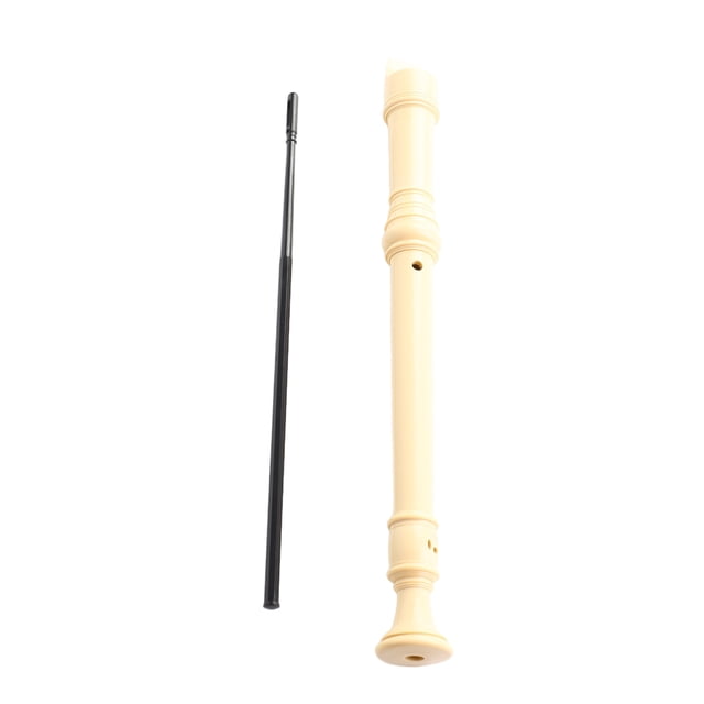 Clarinete de 8 agujeros para principiantes, flauta dulce con llave en C agudo, instrumento de viento de plástico, articulación extraíble
