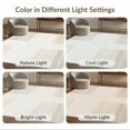 thumbnail image 7 of ODIKA 8'x10' Washable Area Rug Durable, Non-Slip Ivory Cream Solid Contemporary Minimalist Subtle Gradient Cashmere for Living Room, Under Sectional, Family, 7 of 7