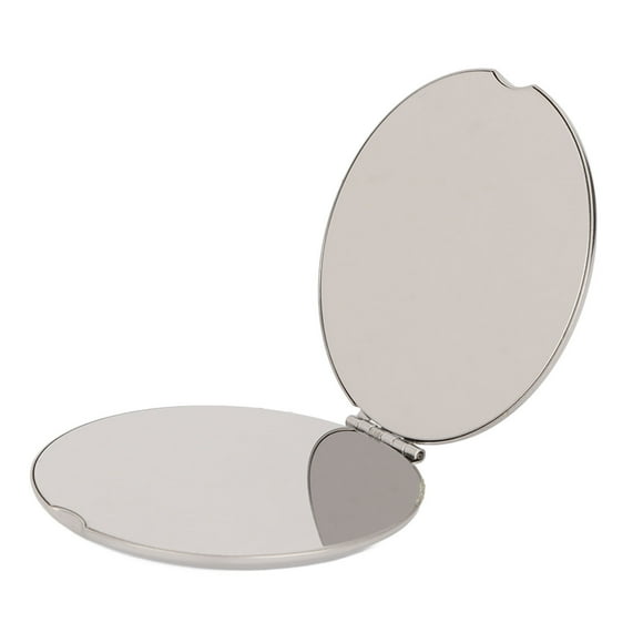 Espejo de viaje compacto, espejo de bolsillo, espejo de maquillaje portátil de doble cara, espejo de bolso pequeño, funcionamiento suave