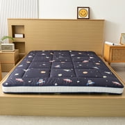 MAXYOYO Extra Thick Futon Floor Mattress, Padded Japanese Folding Roll up Mattress, Portable Mattress Shikibuton, Full