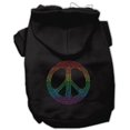 thumbnail image 2 of Rhinestone Rainbow Peace Sign Hoodies, 2 of 2