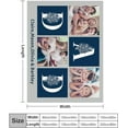thumbnail image 5 of Custom Blanket with Photos Text，Customized Blanket Image Throw, Personalized Photo Blankets for Men Women Wife Husband Son Daughter Friend Birthday Christmas Day Wedding Memorial Gift Blankets, 5 of 5