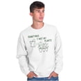 thumbnail image 5 of Funny Sometimes I Wet My Plants Unisex Plus Fleece Graphic Sweatshirt Brisco Brands 4X, 5 of 6