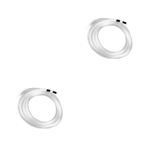 Advancent 0.75mm 2M MMA Plastic End Glow Fibra óptica para la decoración de la barra del hogar 200 piezas 200 piezas 2piezas