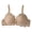 A64-Khaki, variant on Bras for Women Seamless Comfortable Bralettes No Wire Full Coverage Padded T Shirt Bra(White,80C)