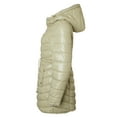 thumbnail image 3 of Sportoli Womens Winter Coat Reversible Faux Fur Lined Quilted Puffer Jacket - Sage (Small), 3 of 7