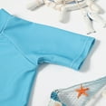 15T Toddler Baby Boys' Rash Guard Set 2 Piece UPF 50+ Swim Trunks