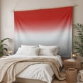 thumbnail image 3 of Red Gray Ombre Tapestry for Bedroom Wall Hanging Tapestry, Modern Gradient Abstract Art Ceiling Backdrop Tapestries Poster Blanket Wall Decor for Teens Room Living Room Dorm 55" x 73", 3 of 8