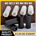 thumbnail image 2 of Black/ White Nylon Hex Standoff M2 M2.5 M3 M4 M5 M6 PCB Support Board Column Circuit Motherboard Rack Pillars Plastic Spacer, 2 of 5