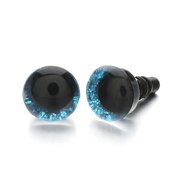 Ojos de plástico para muñecas, accesorios de ojos de cristal con purpurina, marionetas de animales de oso, piezas de juguetes de peluche, Ojos de seguridad para To, 5 pares