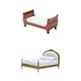 thumbnail image 1 of 2x Handmade 1:12 Dolls House Miniature Bed Dollhouse Decor Accessories Kids for Kid Sunnimix Miniaturas de casa de muñecas, 1 of 8