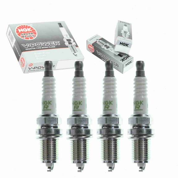 4 pc NGK 7990 V-Power Spark Plugs for FR7KCU K20-U K20-U11 Ignition Wire Secondary Fits select: 1996-2001 TOYOTA CAMRY, 2000-2004 TOYOTA TUNDRA