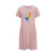 thumbnail image 5 of Camisón corto de talla grande para mujer, camisón de manga corta con estampado de pecho a la moda, camisón para mujer, 5 of 7