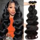 thumbnail image 1 of 12A Grade Human Hair Bundles Body Wave Bundles Human Hair 18 20 22 Inch 100% Unprocessed Brazilian Virgin Hair Body Wave 3 Bundles Human Hair Extensions for Black Women Natural Col, 1 of 1