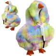thumbnail image 3 of WKSCLPAI Christmas Desk Goose Outfits, Fashion Fleece Hooded Coat Costume for Table Goose, Winter Thickened Desktop Goose Clothes for 7" Goose Statue Home Office Decor(Color B), 3 of 4