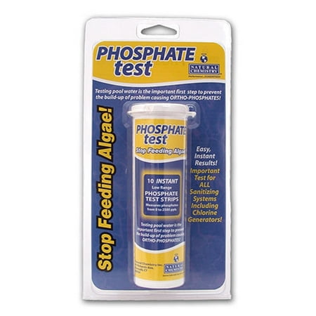 Natural Chemistry 00081 Consumer Phosphate Test Strip - 10 (Best Phosphate Test Kit)