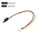 thumbnail image 2 of Uxcell XH hembra a hembra 4Pin cable de puente 2.54mm 20cm para proyectos electrónicos de protoboard, 5 piezas, 2 of 6