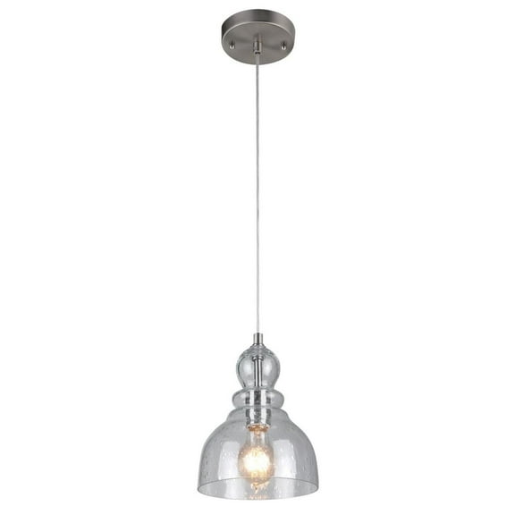 Westinghouse Luminaire Suspendu Fiona en Nickel Brossé
