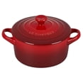 thumbnail image 1 of Mini-Round Cocotte Le Creuset, gres, 414 ml, color cereza, 1 of 6