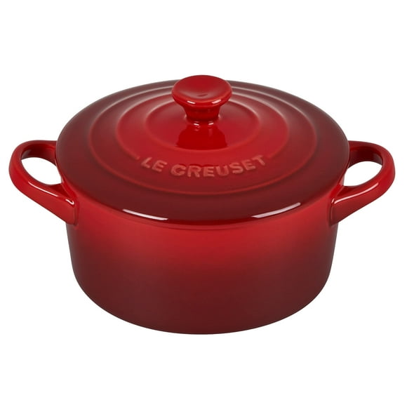 Mini-Round Cocotte Le Creuset, gres, 414 ml, color cereza