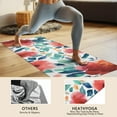 thumbnail image 4 of Pioneer Flower Floral Print Pattern Hot Yoga Mat Towel Non Slip for Hot Yoga - Quick-Drying Yoga Mat Cover with 4 Corner Pockets with Travel Bag - Hot Yoga Towel Non Slip 70"x26", 4 of 6