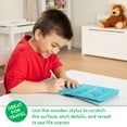 thumbnail image 2 of Melissa & Doug On the Go Scratch Art Sea Life Color-Reveal 12-Page Activity Pad Creative Play for Boys and Girls Ages 5+ - FSC Certified, 2 of 9