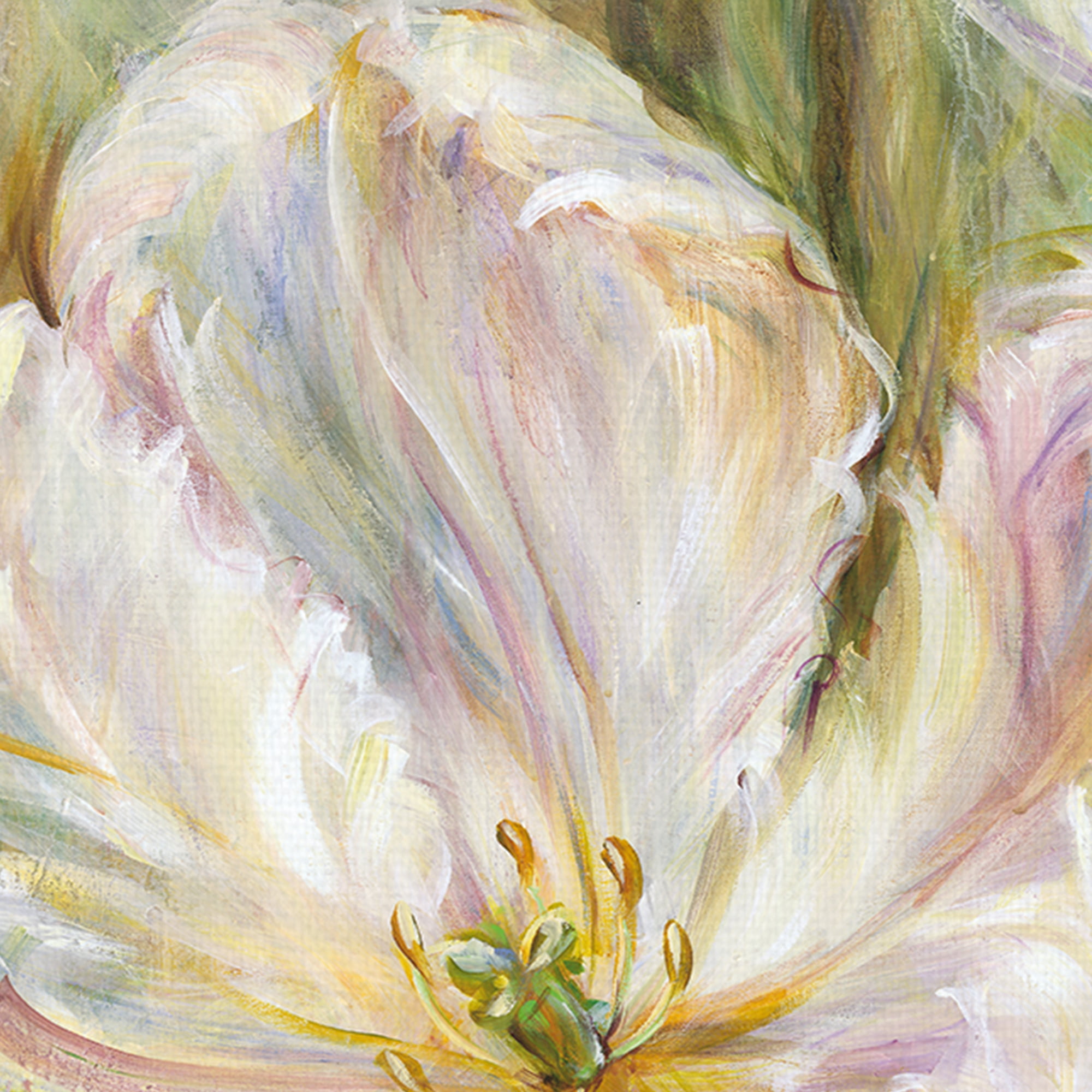 White Waltz by Carson Canvas Art Print