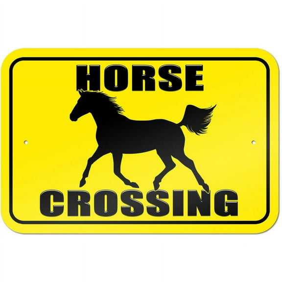 Horse Crossing Sign