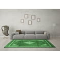 thumbnail image 3 of Ahgly Company Indoor Rectangle Medallion Emerald Green Traditional Area Rugs, 6' x 9', 3 of 4