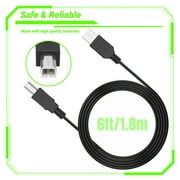 CJP-Geek 6ft USB CABLE Compatible for HP DESKJET 1051 1055 1056 1511 1513 1514 2000 PRINTER Power LEAD