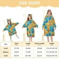 thumbnail image 3 of joogoo Wearable Blanket Hoodie for Giraffe Pattern Pattern Oversized Sherpa Hooded 3-14 YR M, 3 of 7