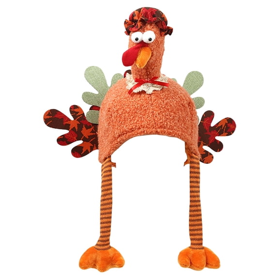 Hats For Women Fashion Turkey Hats Dress Up Thanksgiving Decoration Role Play Carnival Cosplay Costume Accessories