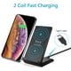 thumbnail image 5 of Cateissary inalámbrico Qi de doble bobina de 15 W, estación de carga rápida con soporte para 12 11 Pro XS MAX, de Cargadores de dispositivos electrónicos específicos No.01, 5 of 6