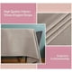 Tissus de Table Rectangle Grande Nappe Beige Couverture Tissu Imperméable Faux Lin 140x180cm – image 3 sur 5