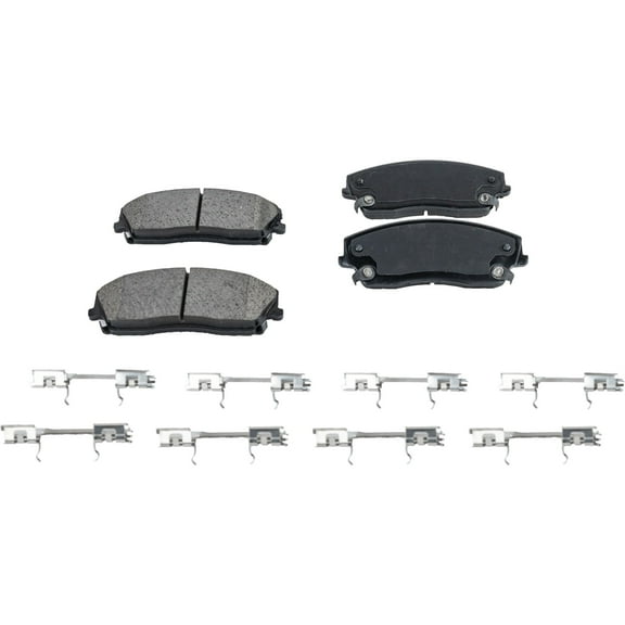 Brake Pad Set Compatible with 2009-2013, 2021-2022 Dodge Challenger 2005-2013, 2021 Chrysler 300 6Cyl 8Cyl 3.6L 3.5L 5.7L 2.7L Front