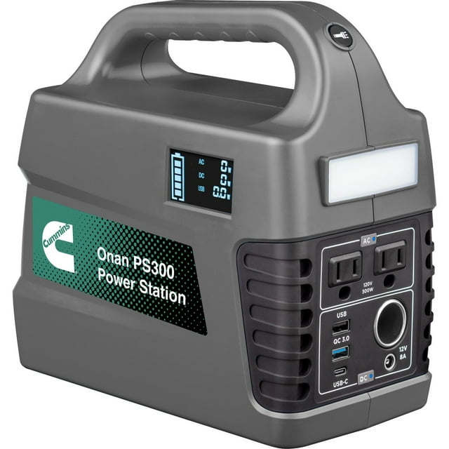 Cummins 296Wh 600 Peak Watt Portable Power Station and Solar Generator