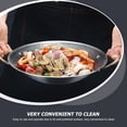 thumbnail image 4 of FONDOTIN Easy to Clean Kitchen Cooking Pan Stainless Steel Paella Pan for Home Kitchen 1Set, 4 of 8