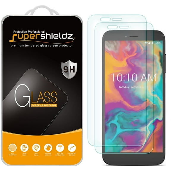 [2-Pack] Supershieldz for CoolPad Legacy SR Tempered Glass Screen Protector, Anti-Scratch, Anti-Fingerprint, Bubble Free