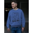 thumbnail image 2 of Lucky You Emoji - Japanese Maneki Neko Cat Design Men's Sweatshirt, 2 of 4